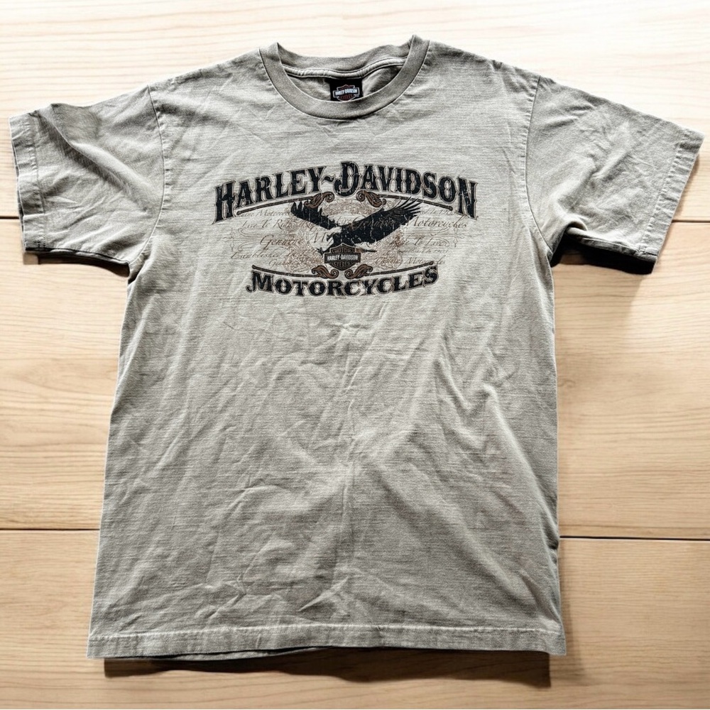 ✨MIDWEST PRINCESS✨Harley-Davidson Tan Men's T-Shirt Size Large